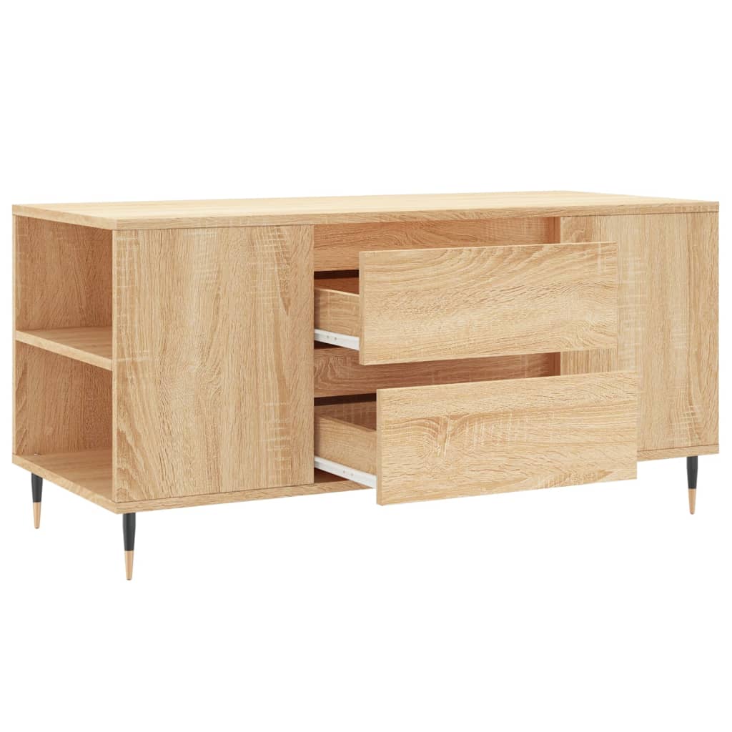 Stolić za kavu boja hrasta 102x44,5x50 cm od konstruiranog drva