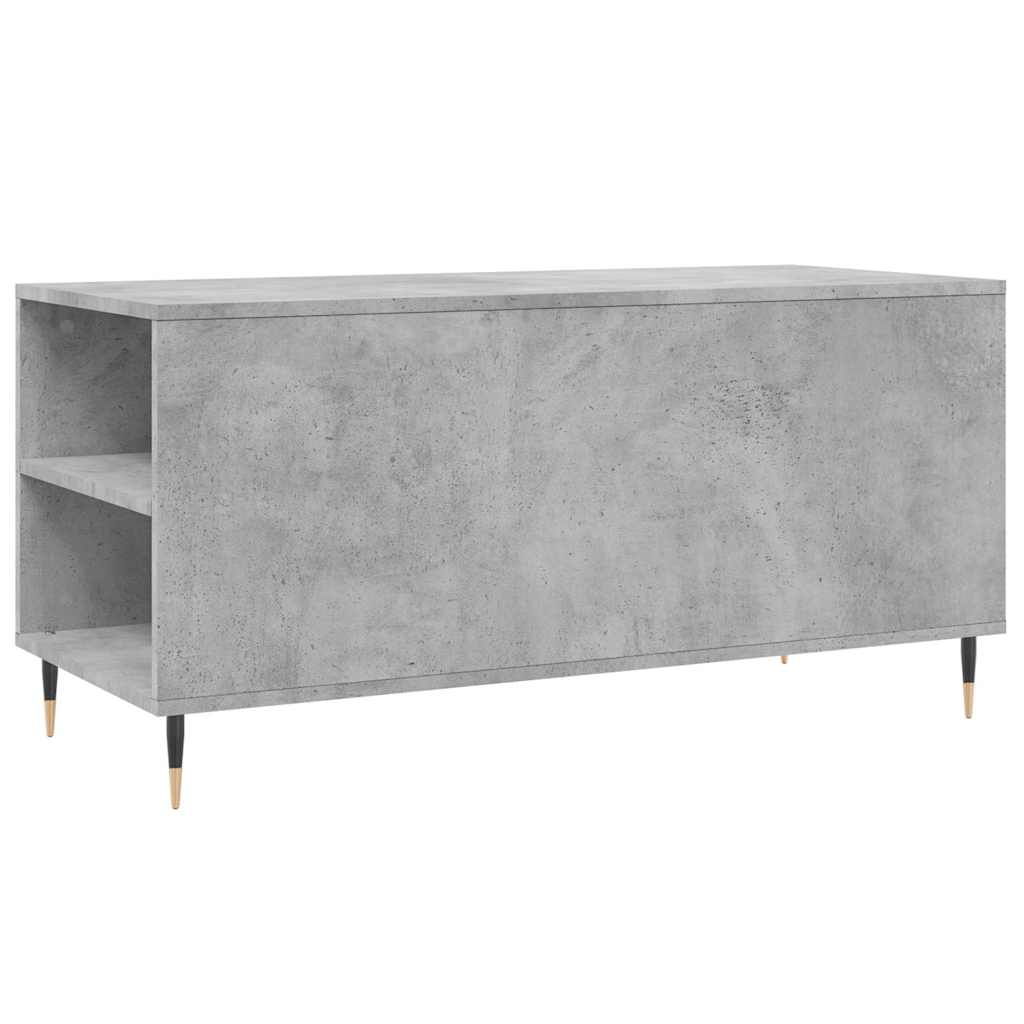 Stolić za kavu boja betona 102x44,5x50 cm od konstruiranog drva