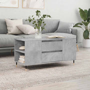 Stolić za kavu boja betona 102x44,5x50 cm od konstruiranog drva