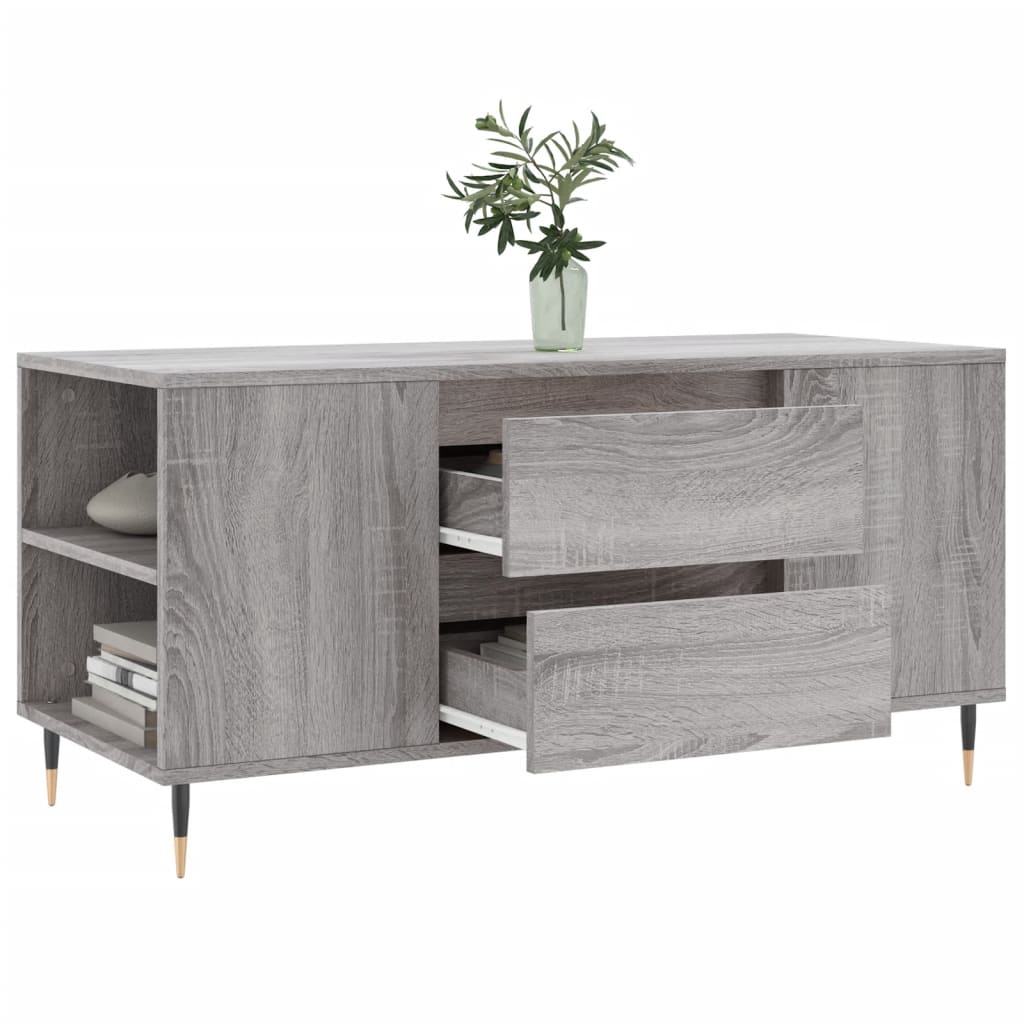 Stolić za kavu boja hrasta 102x44,5x50 cm od konstruiranog drva