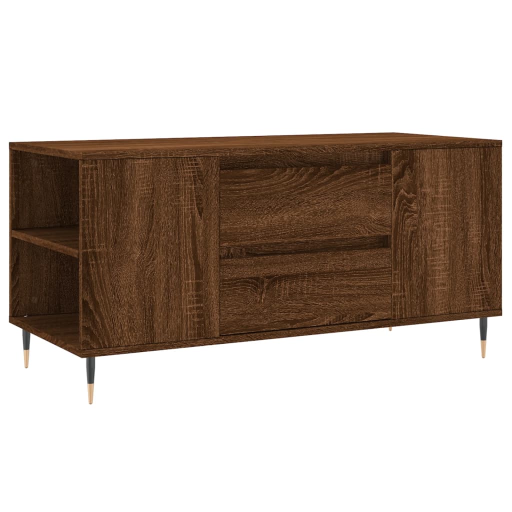 Stolić za kavu boja hrasta 102x44,5x50 cm od konstruiranog drva