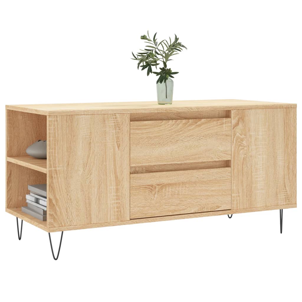 Stolić za kavu boja hrasta 102x44,5x50 cm od konstruiranog drva
