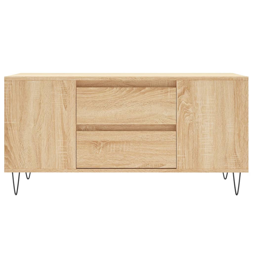 Stolić za kavu boja hrasta 102x44,5x50 cm od konstruiranog drva