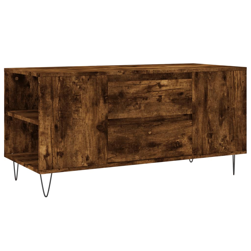 Stolić za kavu boja hrasta 102x44,5x50 cm od konstruiranog drva