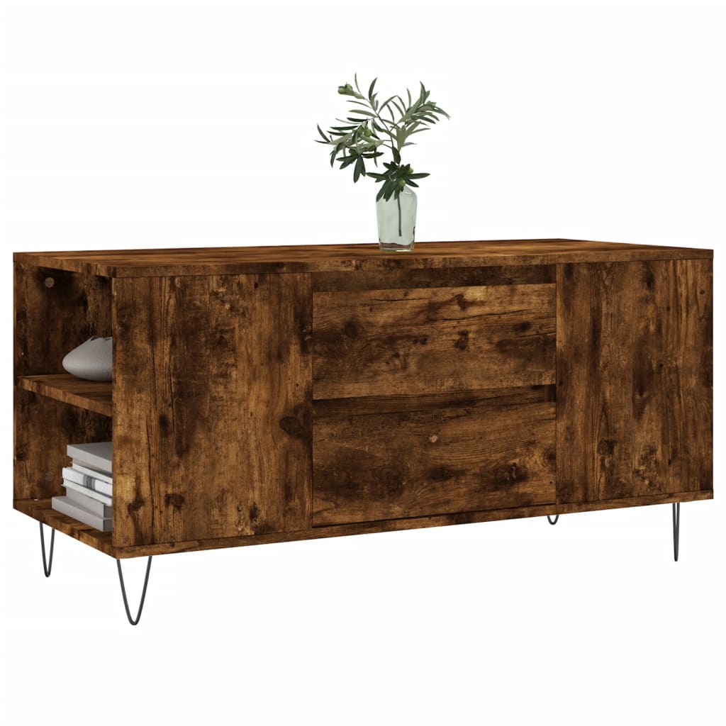 Stolić za kavu boja hrasta 102x44,5x50 cm od konstruiranog drva