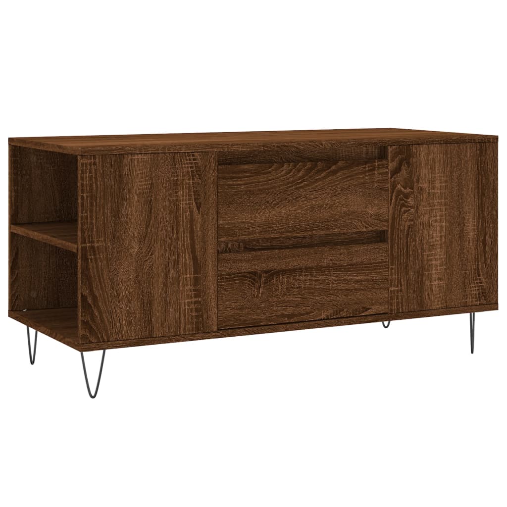Stolić za kavu boja hrasta 102x44,5x50 cm od konstruiranog drva
