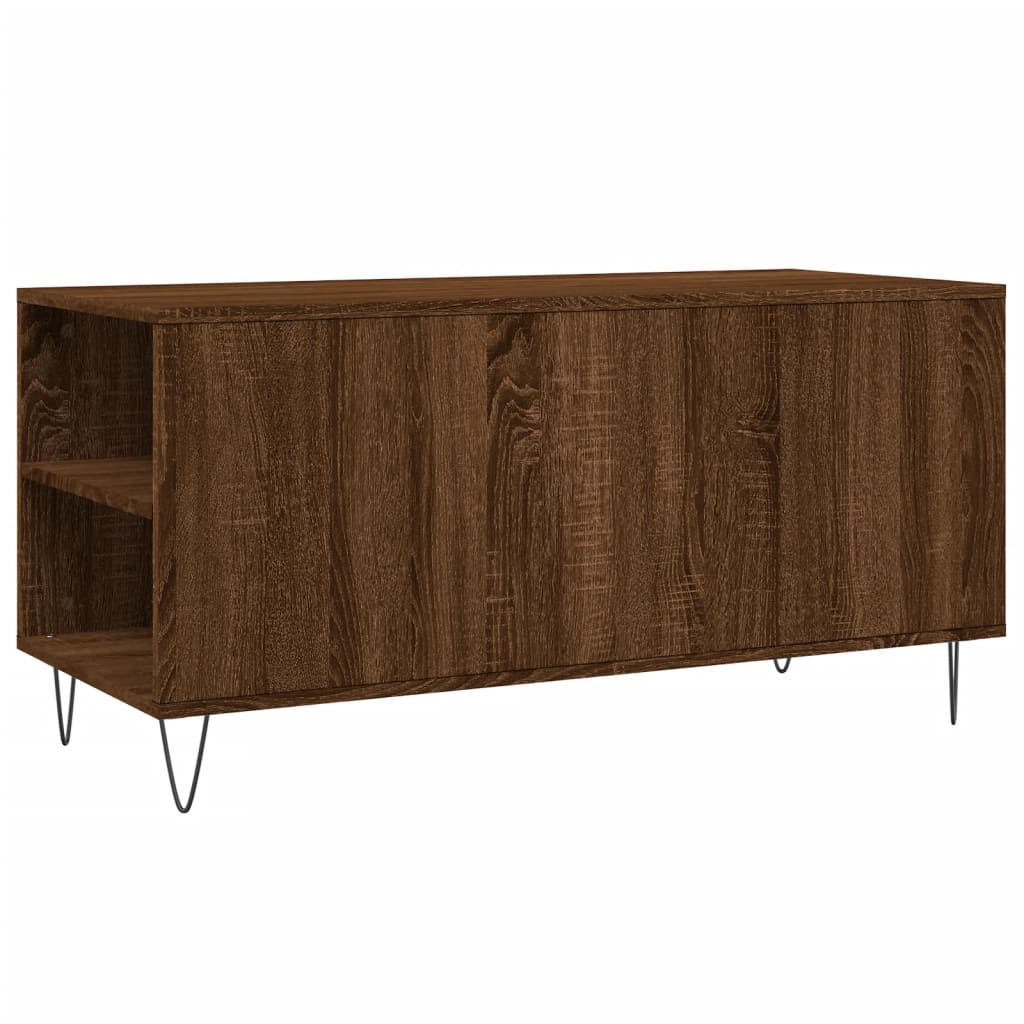 Stolić za kavu boja hrasta 102x44,5x50 cm od konstruiranog drva