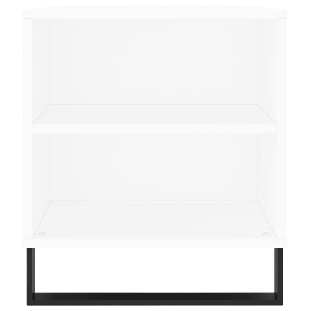 Stolić za kavu bijeli 102 x 44,5 x 50 cm od konstruiranog drva