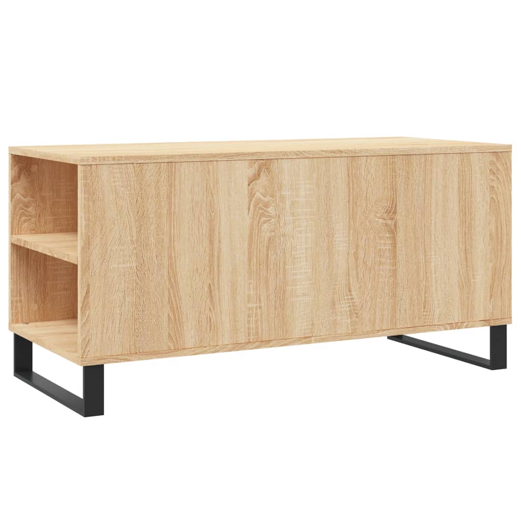 Stolić za kavu boja hrasta 102x44,5x50 cm od konstruiranog drva