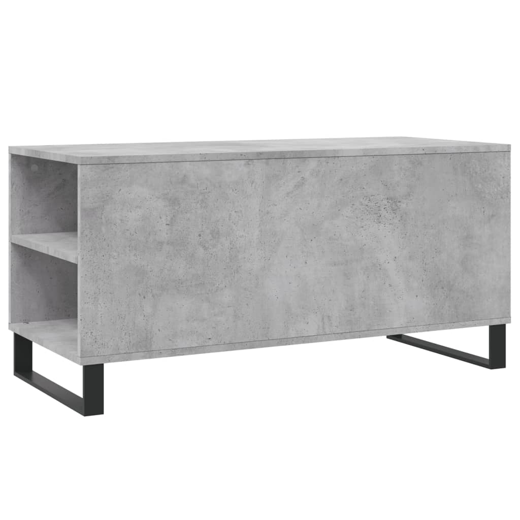 Stolić za kavu boja betona 102x44,5x50 cm od konstruiranog drva
