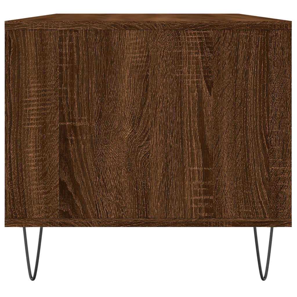Stolić za kavu smeđi hrast 90x49x45 cm konstruirano drvo