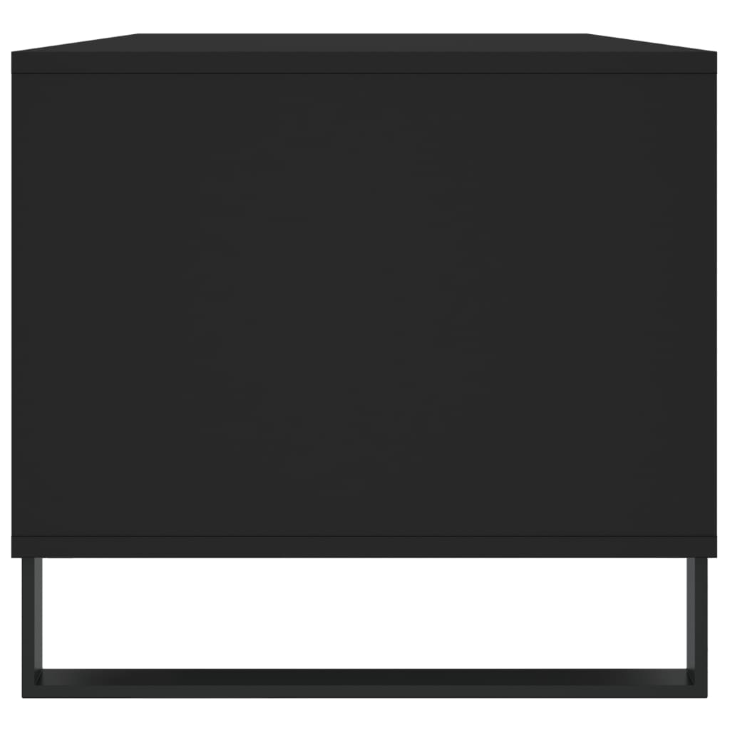 Stolić za kavu crni 90 x 49 x 45 cm od konstruiranog drva