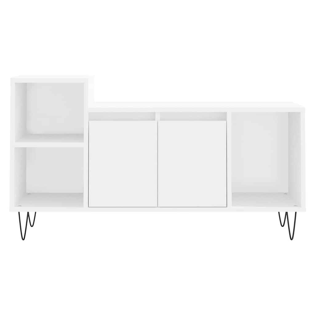 TV ormarić bijeli 100 x 35 x 55 cm od konstruiranog drva