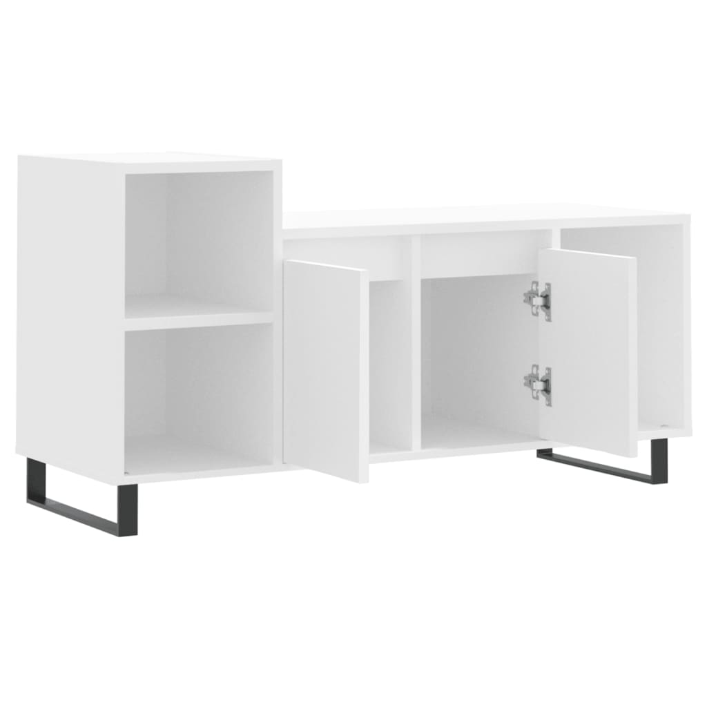 TV ormarić bijeli 100 x 35 x 55 cm od konstruiranog drva