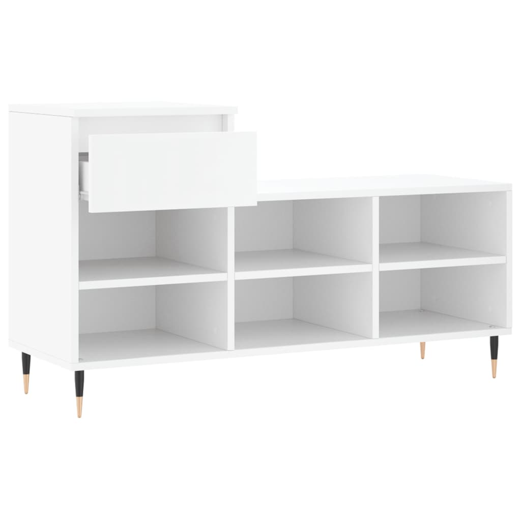 Ormarić za cipele bijeli 102 x 36 x 60 cm od konstruiranog drva