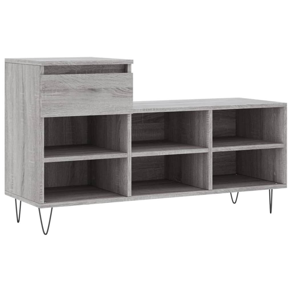 Ormarić za cipele boja hrasta 102x36x60 cm konstruirano drvo