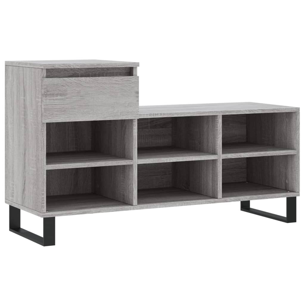 Ormarić za cipele boja hrasta 102x36x60 cm konstruirano drvo