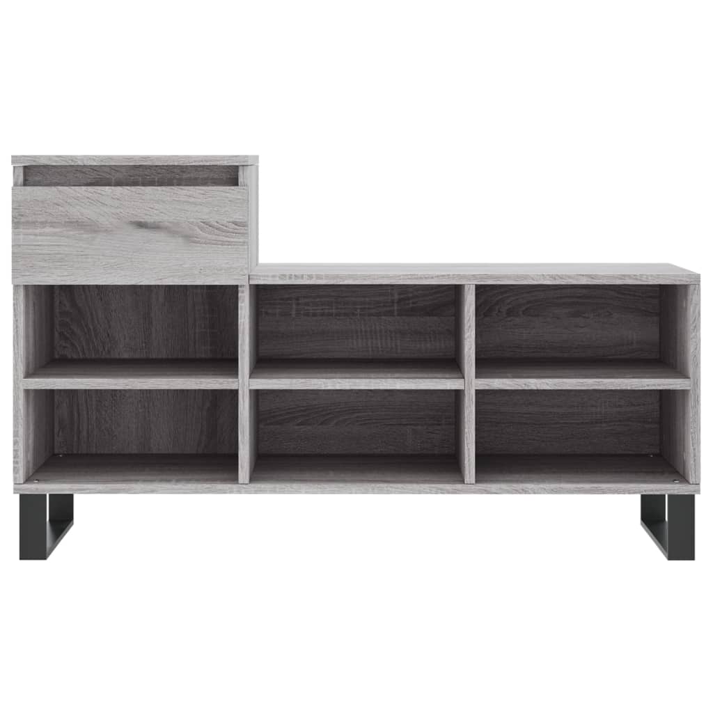 Ormarić za cipele boja hrasta 102x36x60 cm konstruirano drvo