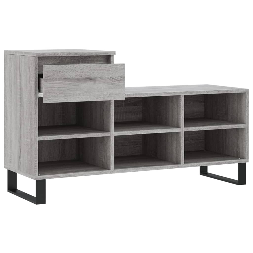 Ormarić za cipele boja hrasta 102x36x60 cm konstruirano drvo