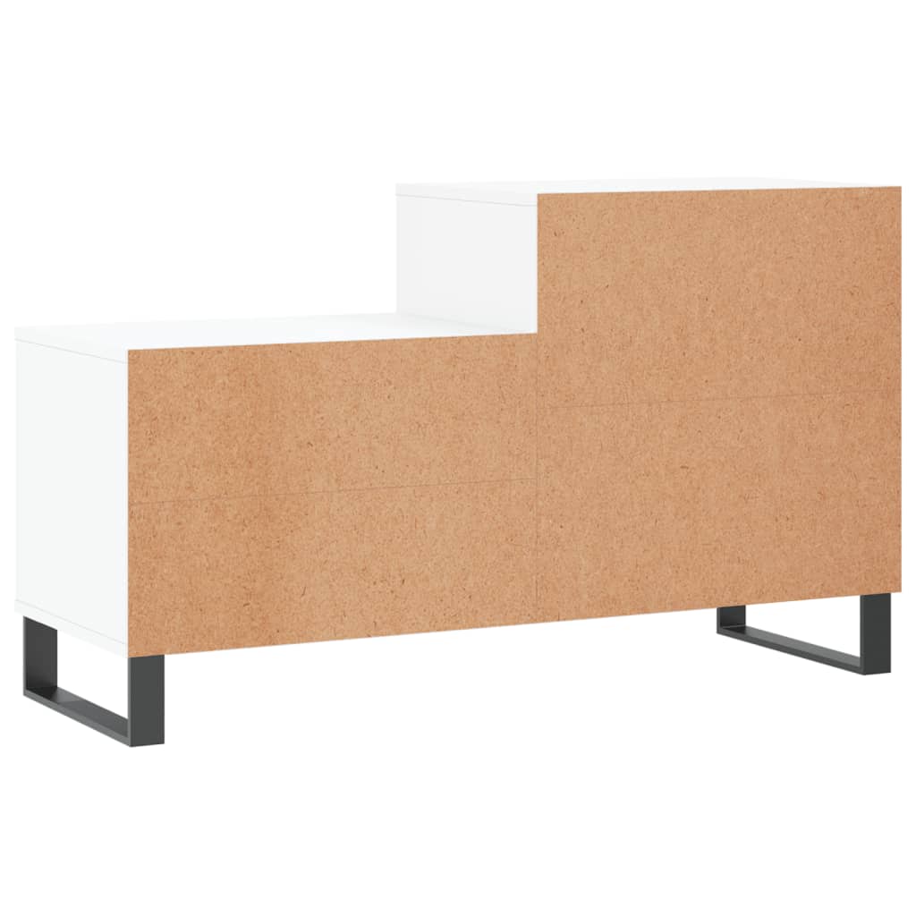 Ormarić za cipele sjajni bijeli 102x36x60 cm konstruirano drvo