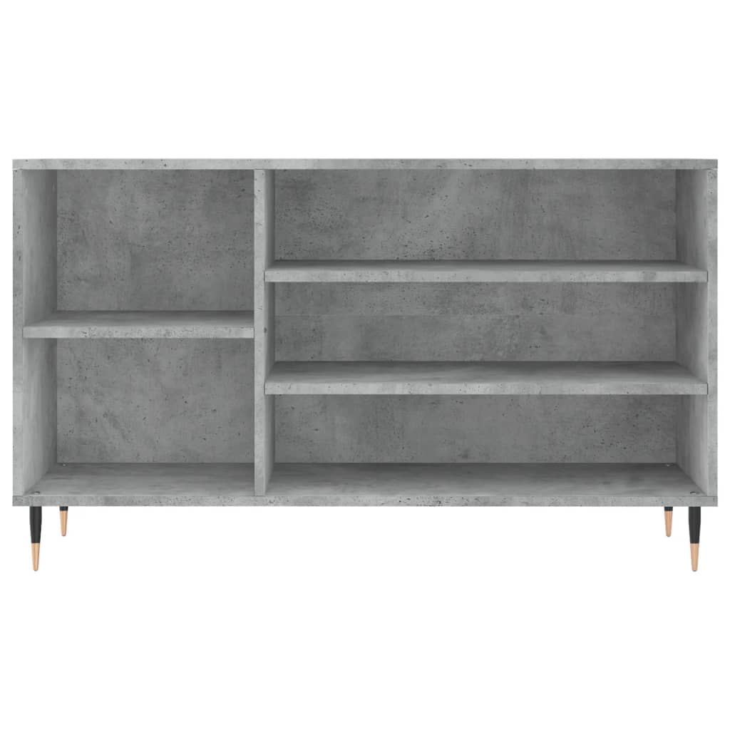 Ormarić za cipele boja betona 102x36x60 cm konstruirano drvo