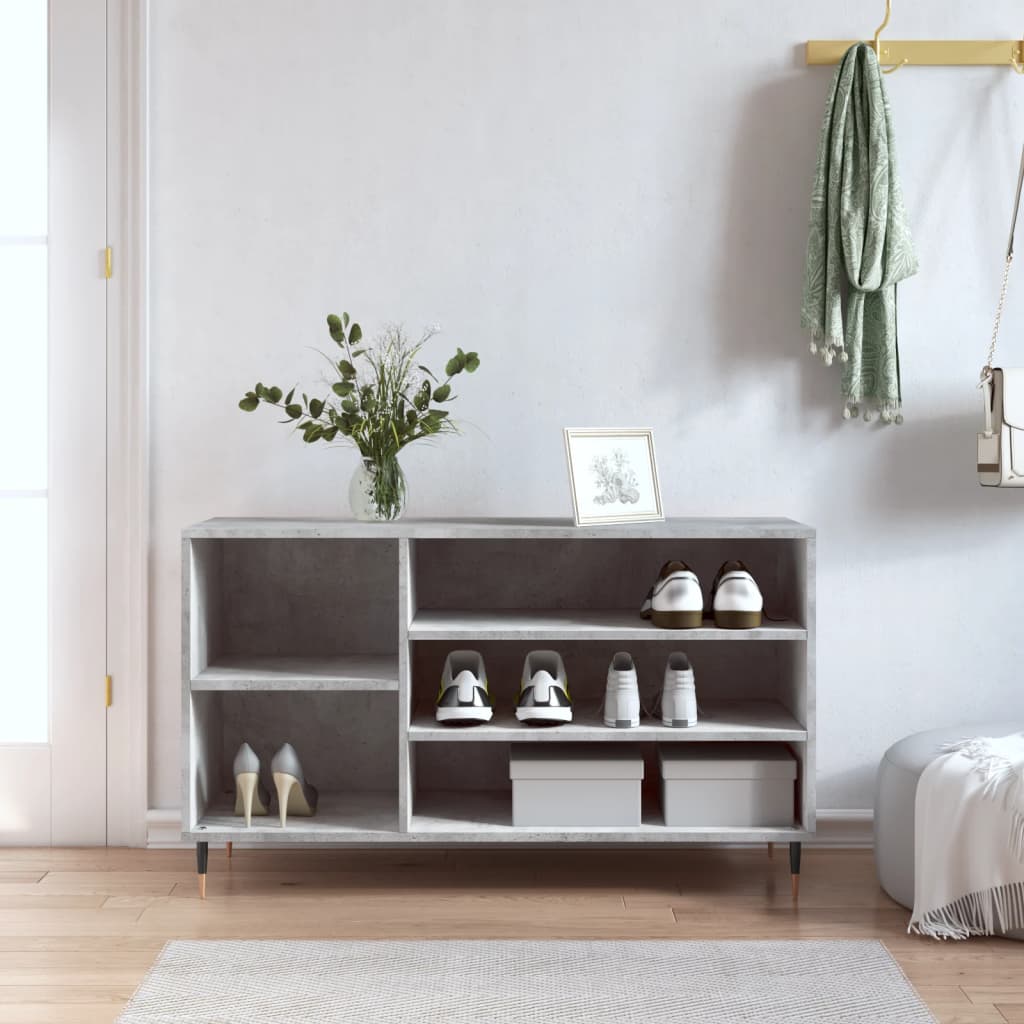 Ormarić za cipele sjajni bijeli 102x36x60 cm konstruirano drvo