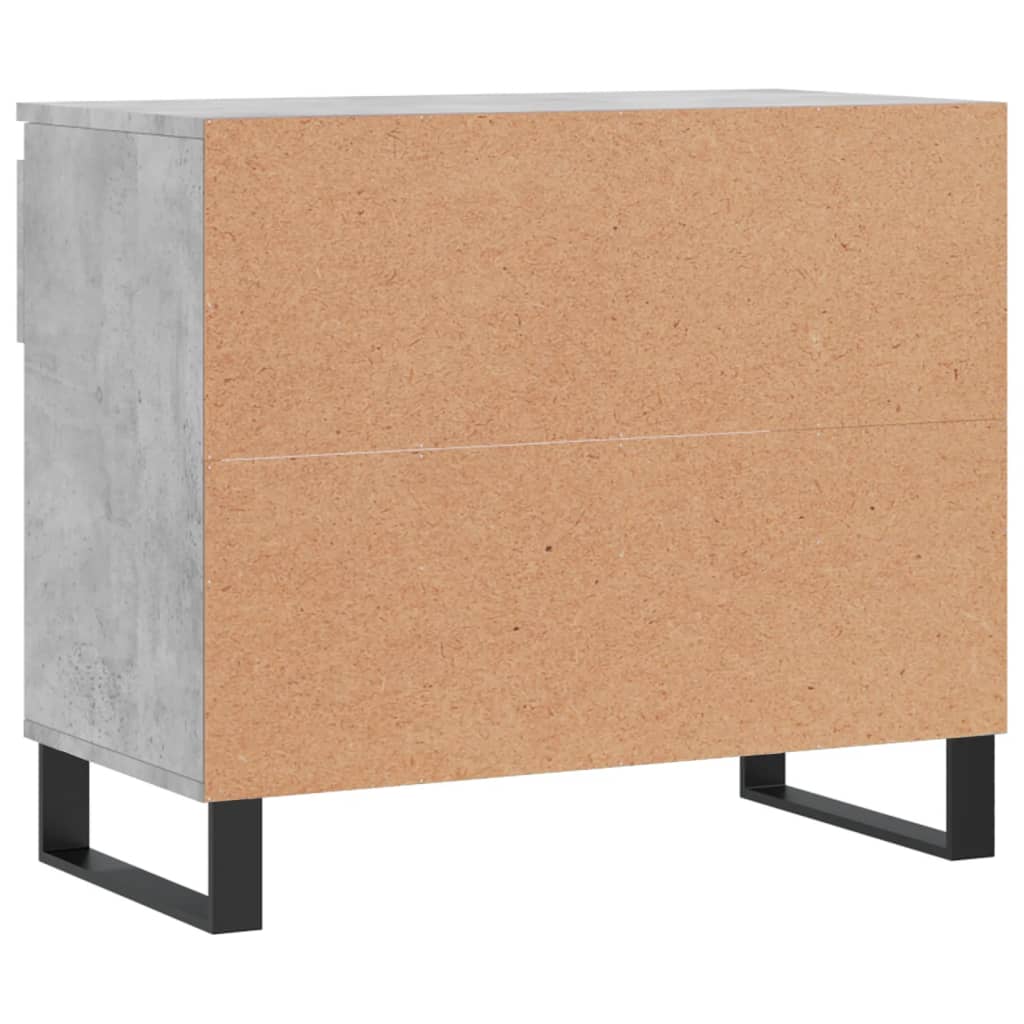 Ormarić za cipele boja betona 70 x 36 x 60 cm konstruirano drvo