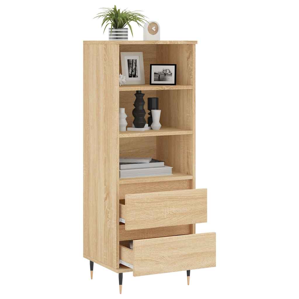 Visoka komoda hrasta sonome 40x36x110 cm od konstruiranog drva