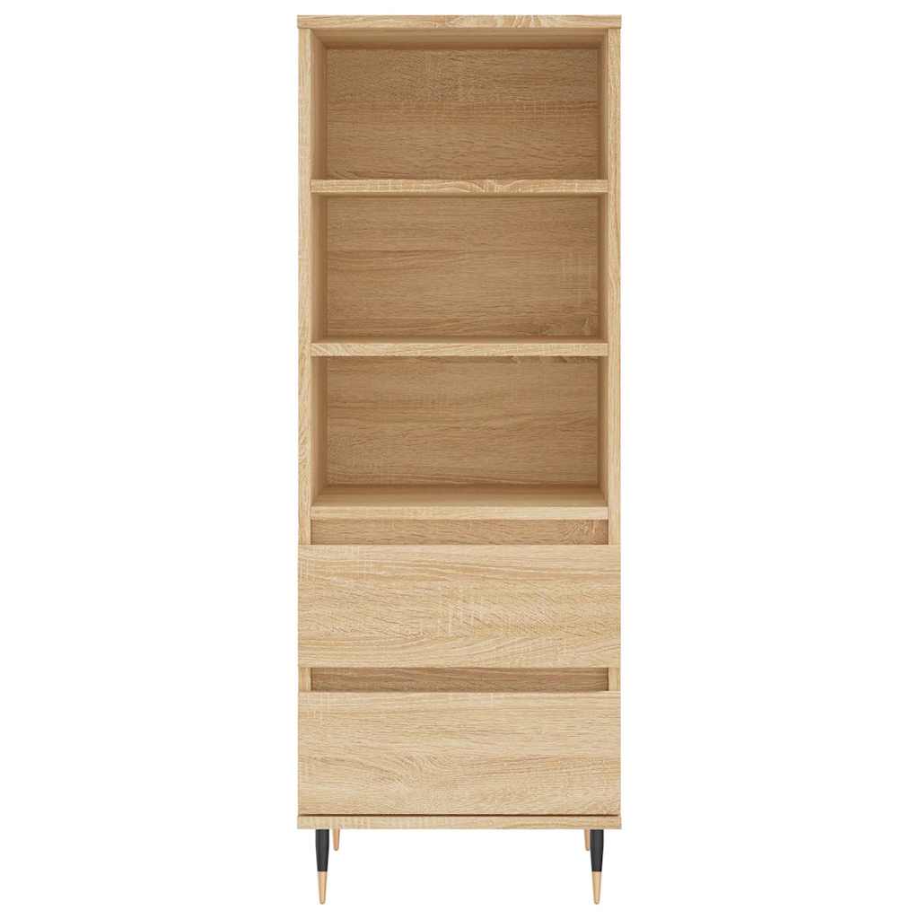 Visoka komoda hrasta sonome 40x36x110 cm od konstruiranog drva