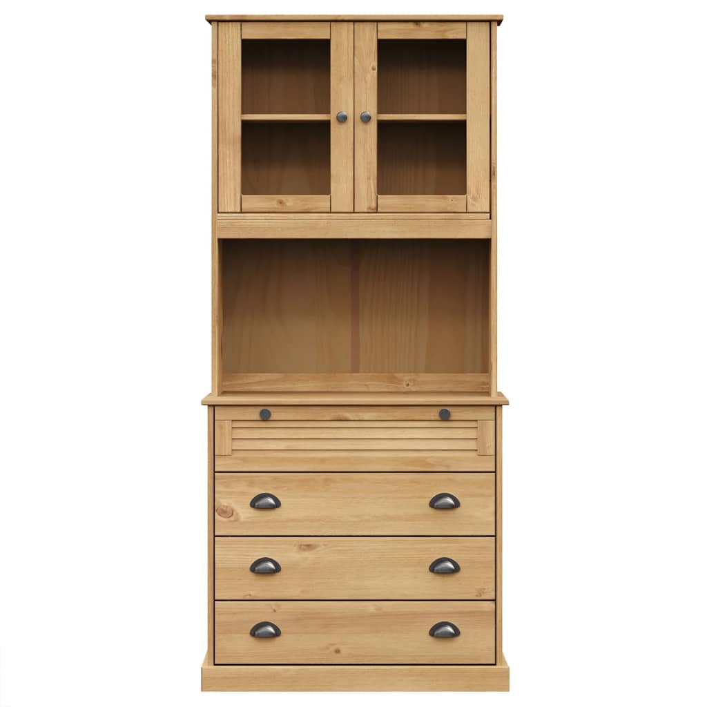 Visoka komoda VIGO 80 x 40 x 176 cm od masivne borovine