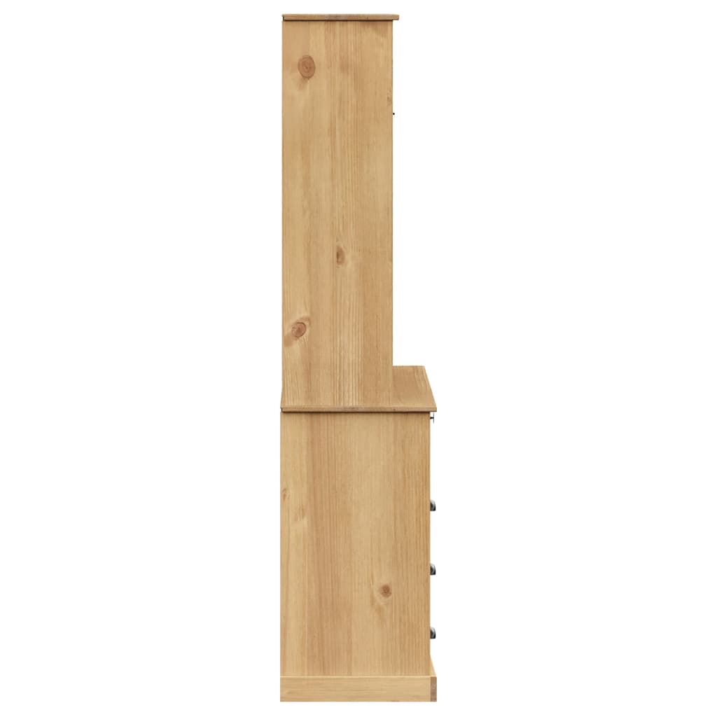 Visoka komoda VIGO 80 x 40 x 176 cm od masivne borovine