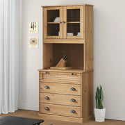 Visoka komoda VIGO 80 x 40 x 176 cm od masivne borovine