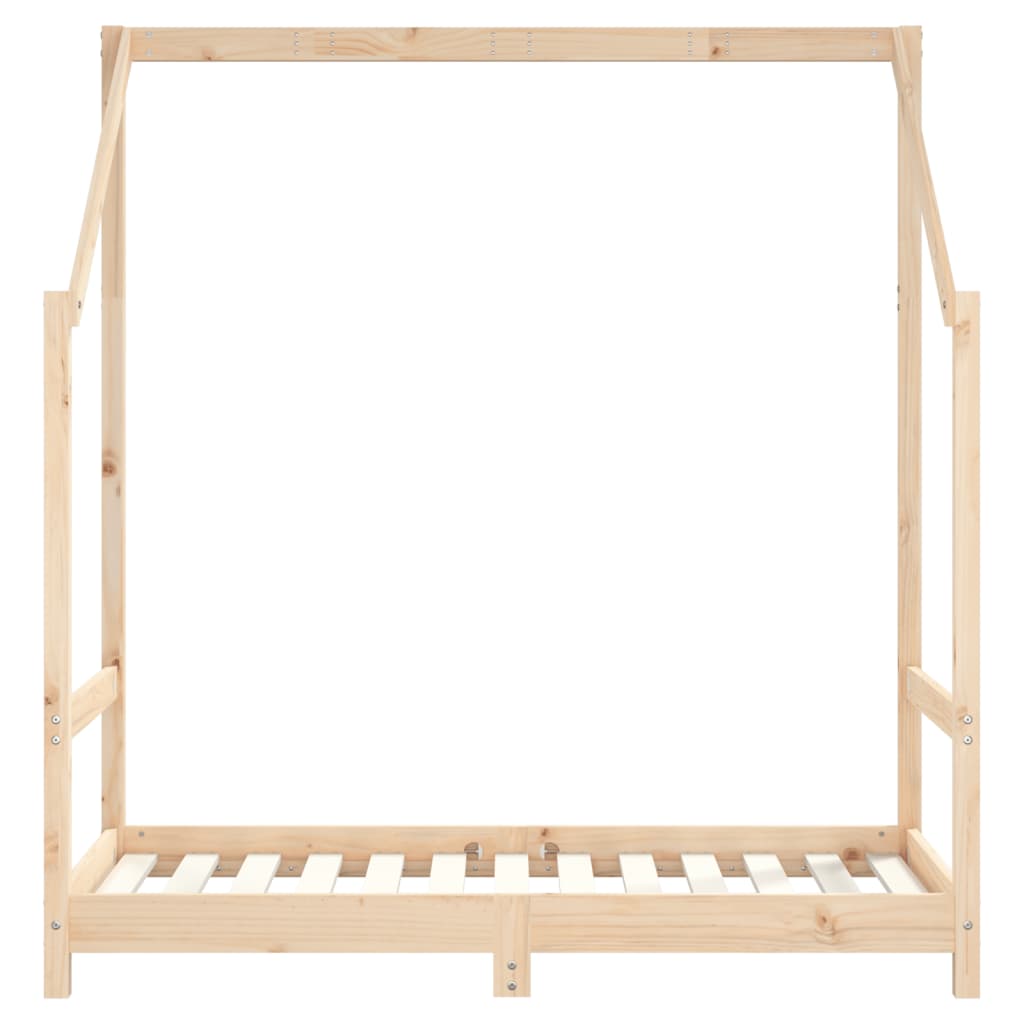 Okvir za dječji krevet 70 x 140 cm od masivne borovine