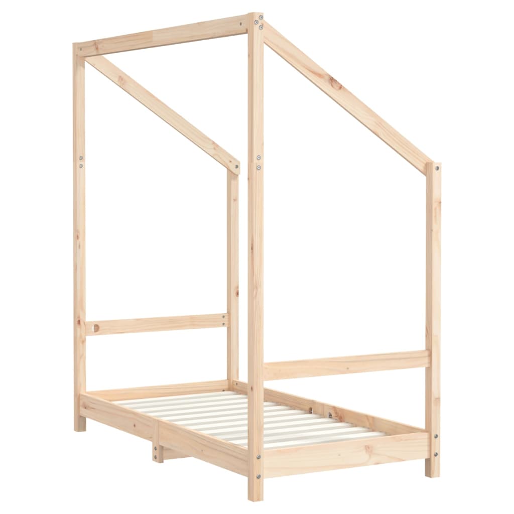 Okvir za dječji krevet 70 x 140 cm od masivne borovine