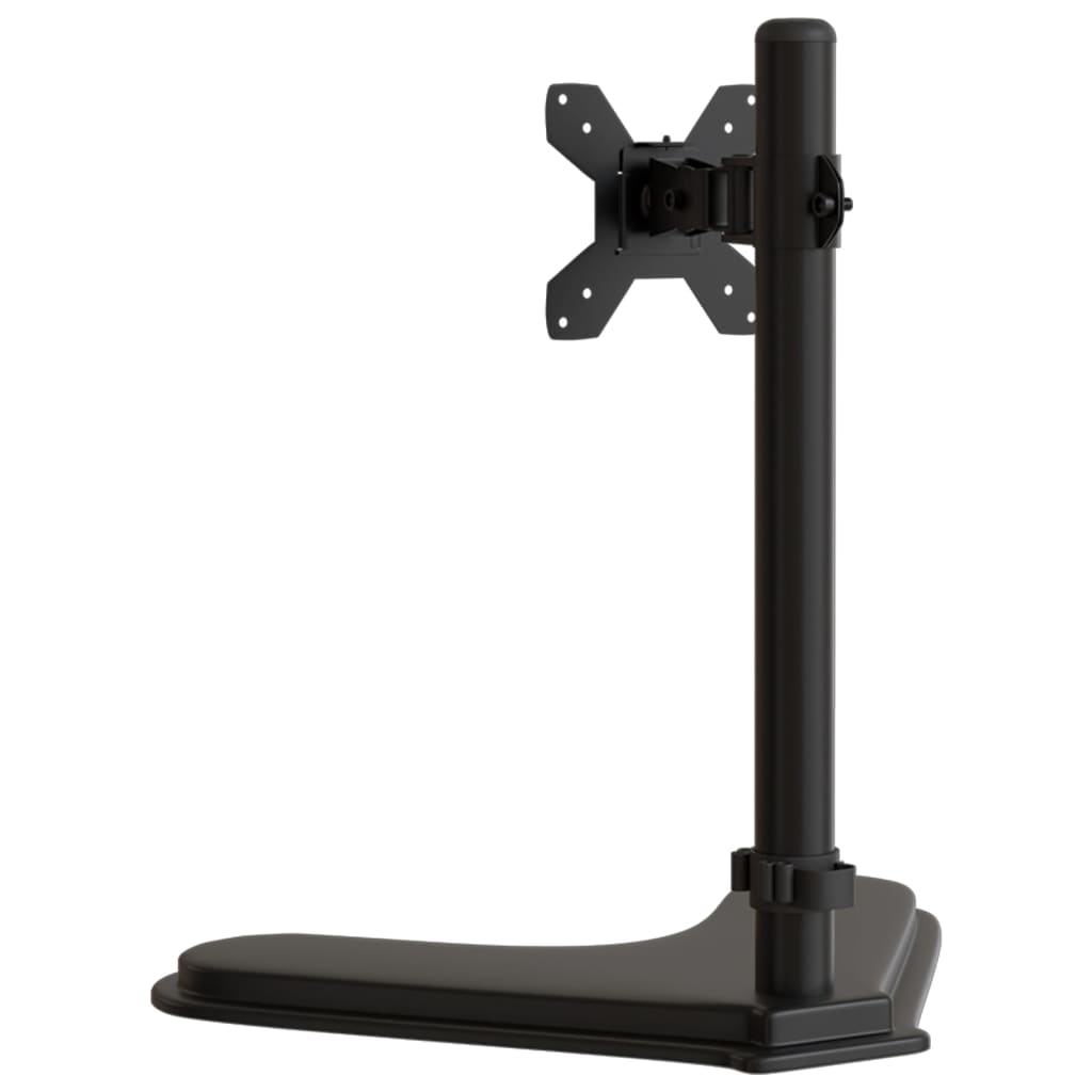 Nosač za monitor crni čelični VESA 75/100 mm