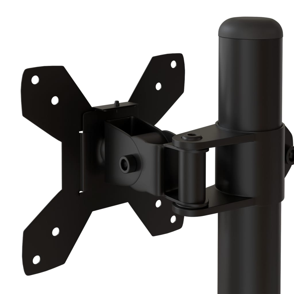 Nosač za monitor crni čelični VESA 75/100 mm
