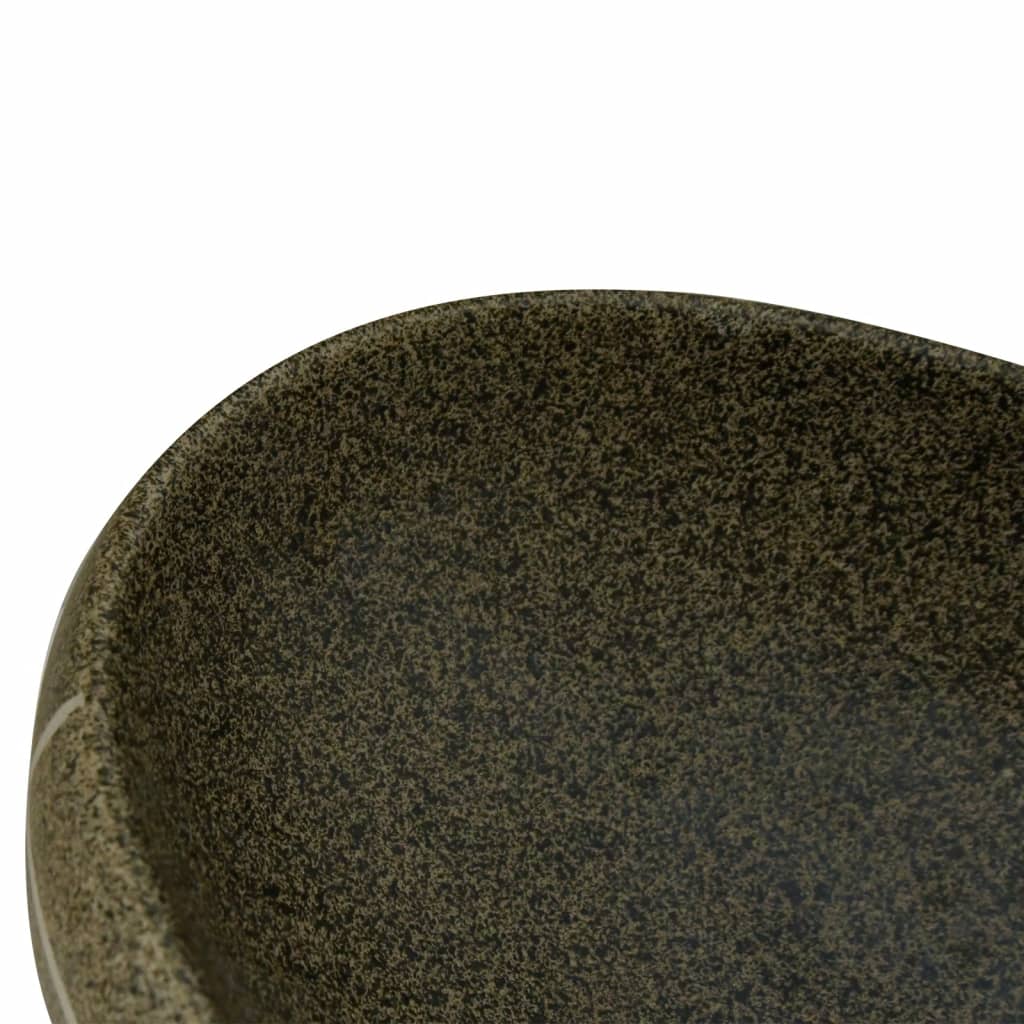 Nadgradni umivaonik raznobojni ovalni 59x40x15 cm keramički