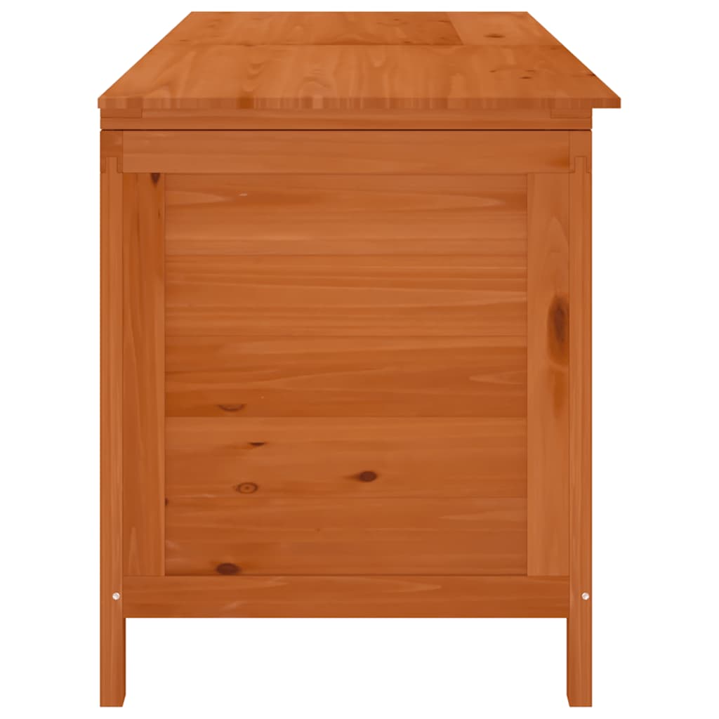 Vrtna kutija za pohranu smeđa 150x50x56,5 cm masivna jelovina