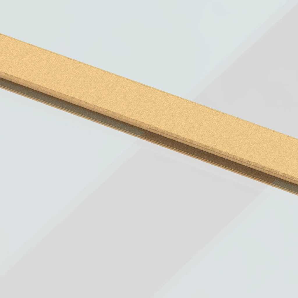 Klizna vrata zlatna 76x205 cm prozirno staklo ESG i aluminij