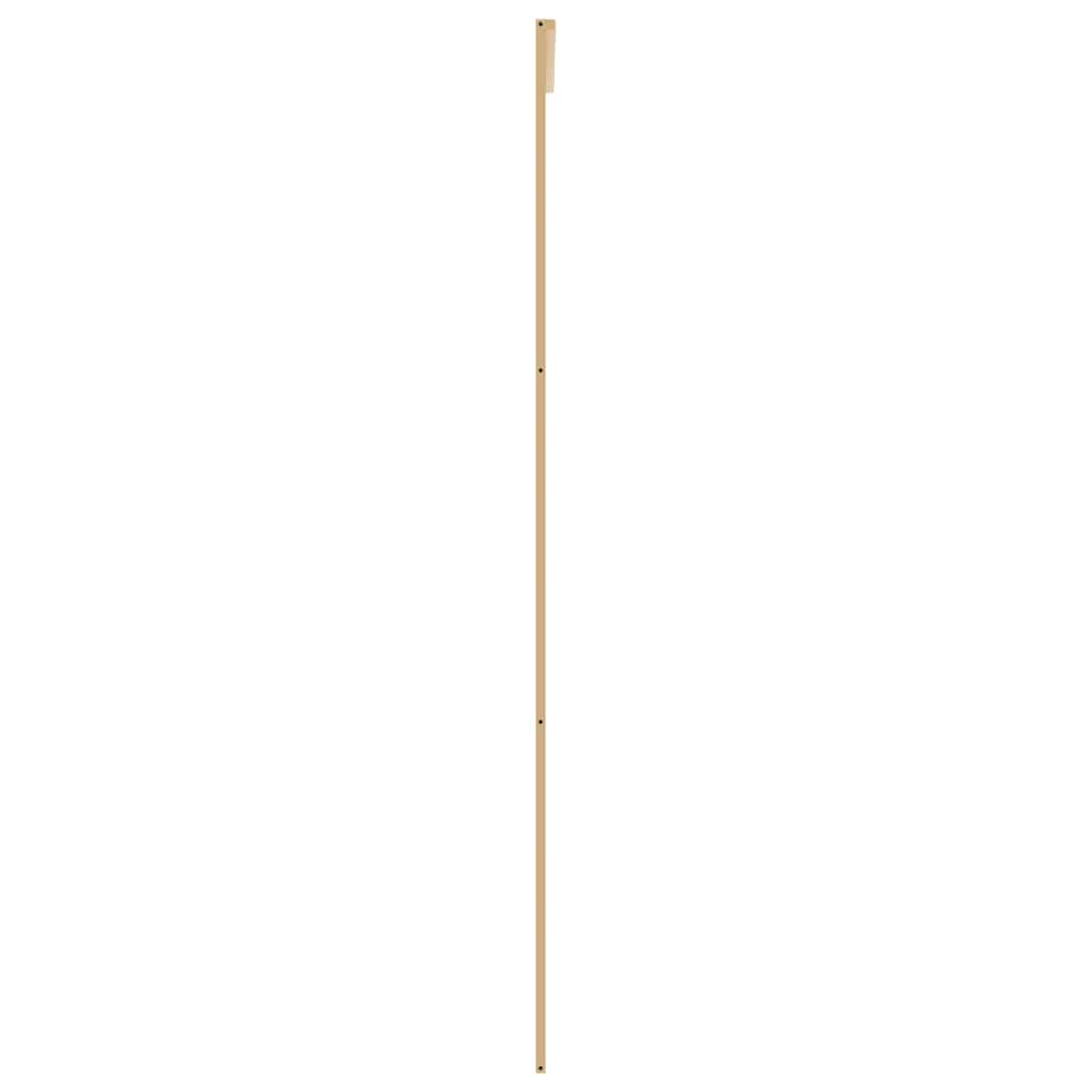 Klizna vrata zlatna 76x205 cm prozirno staklo ESG i aluminij