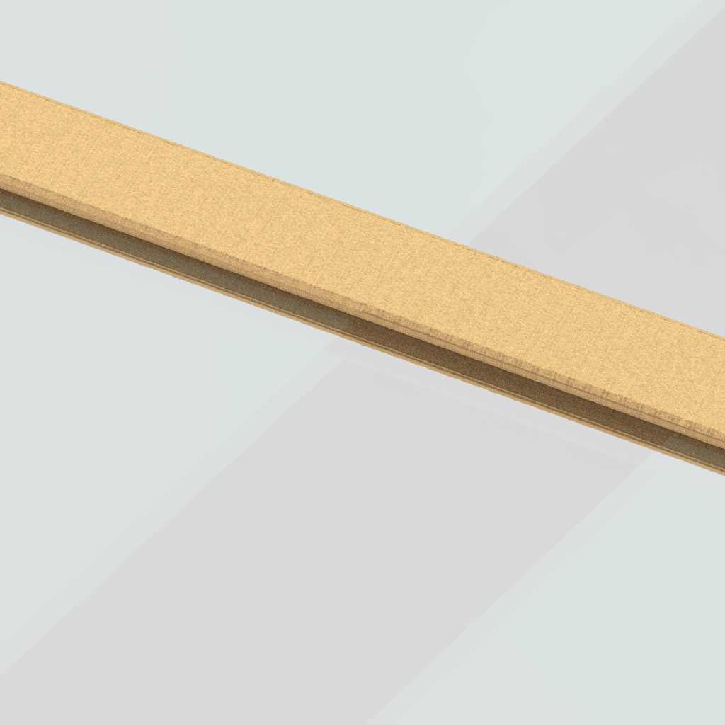 Klizna vrata zlatna 76x205 cm prozirno staklo ESG i aluminij