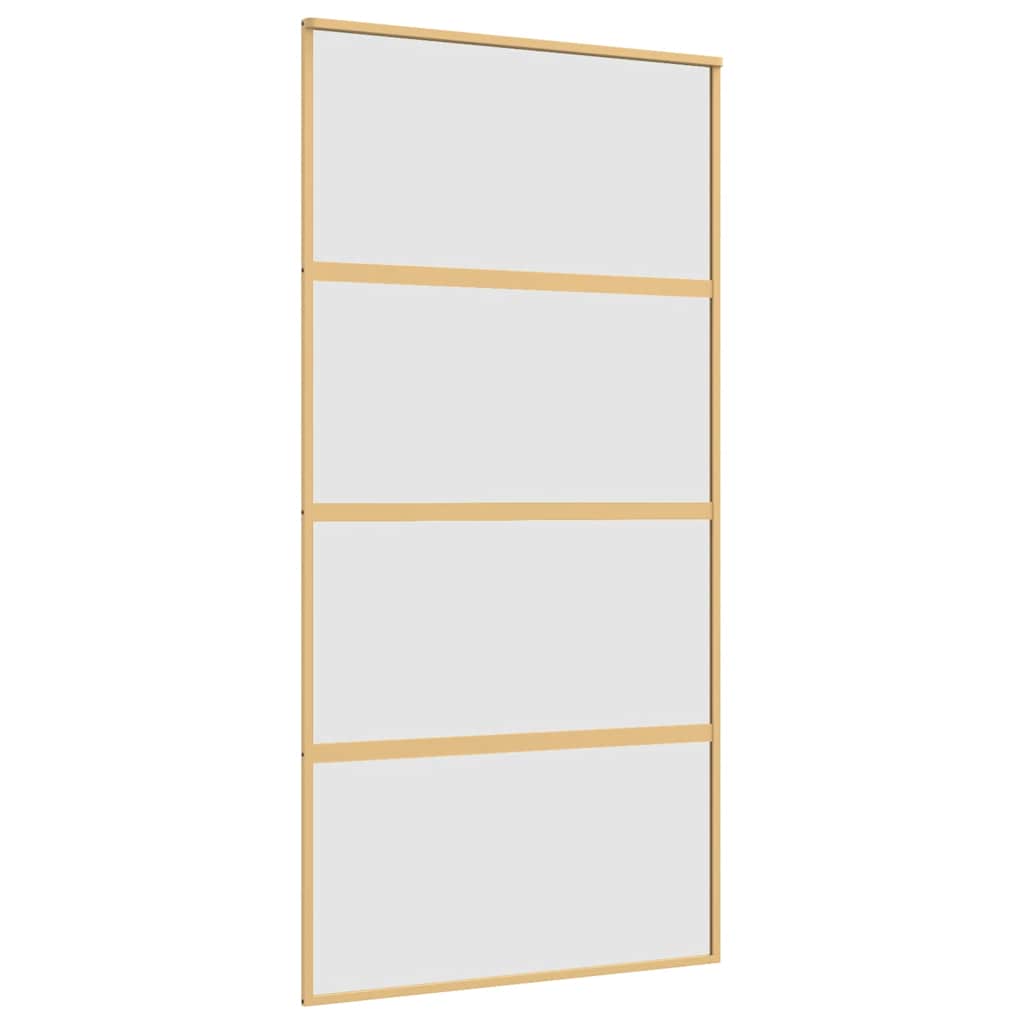 Klizna vrata zlatna 102,5x205 cm matirano staklo ESG i aluminij