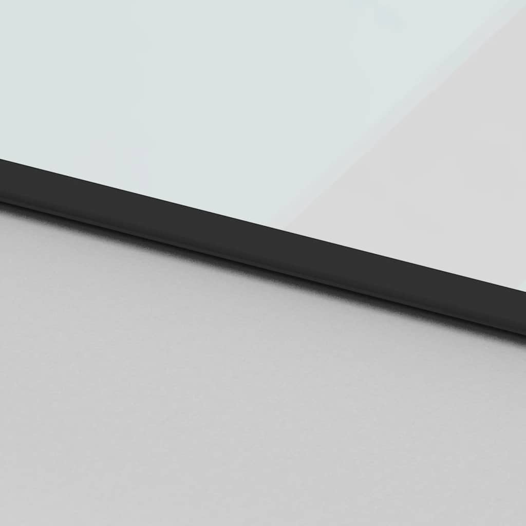 Klizna vrata crna 76x205 cm od kaljenog stakla i aluminija