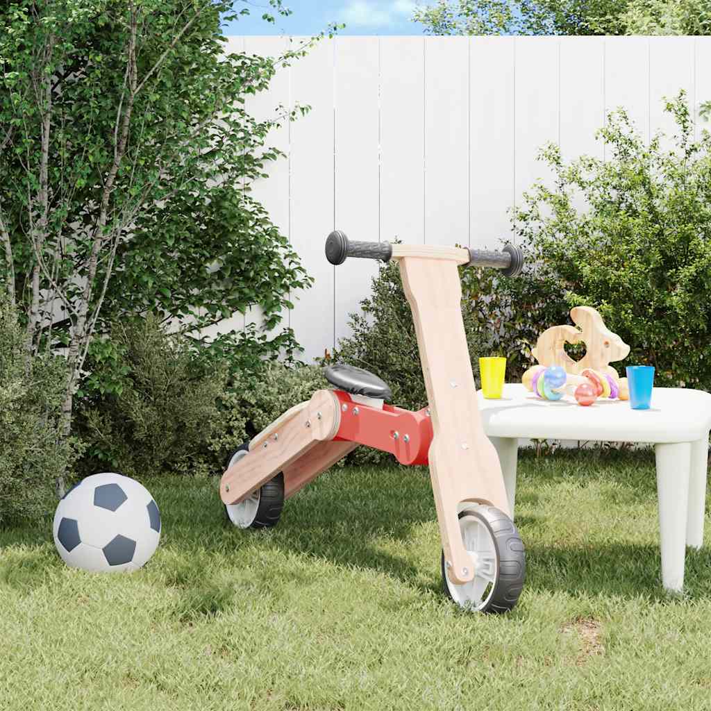 Dječji romobil 2-u-1 crveni