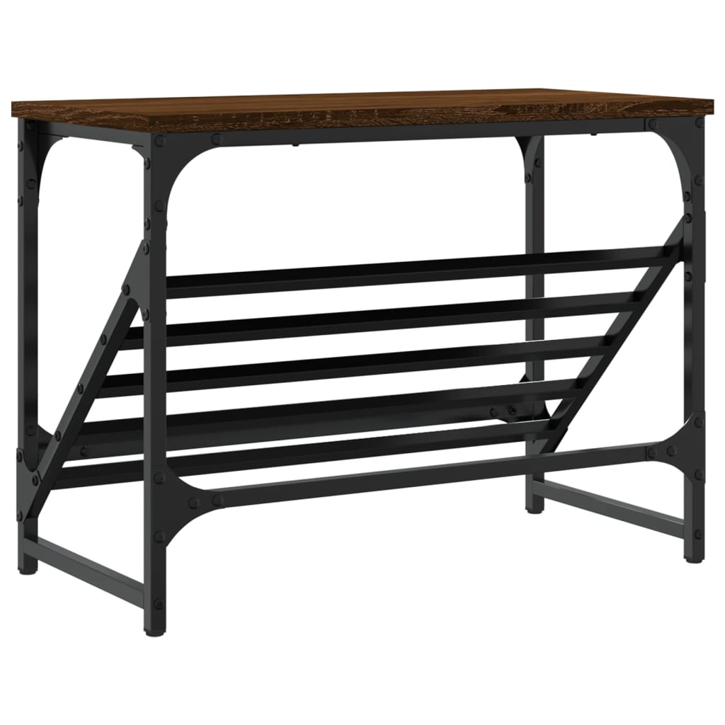 Stalak za cipele boja hrasta 60 x 30 x 45 cm konstruirano drvo