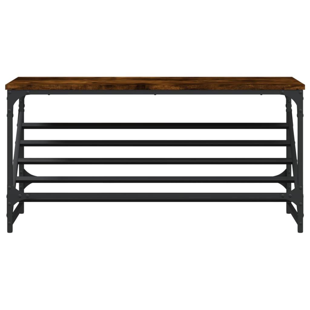 Stalak za cipele boja hrasta 90 x 30 x 45 cm konstruirano drvo