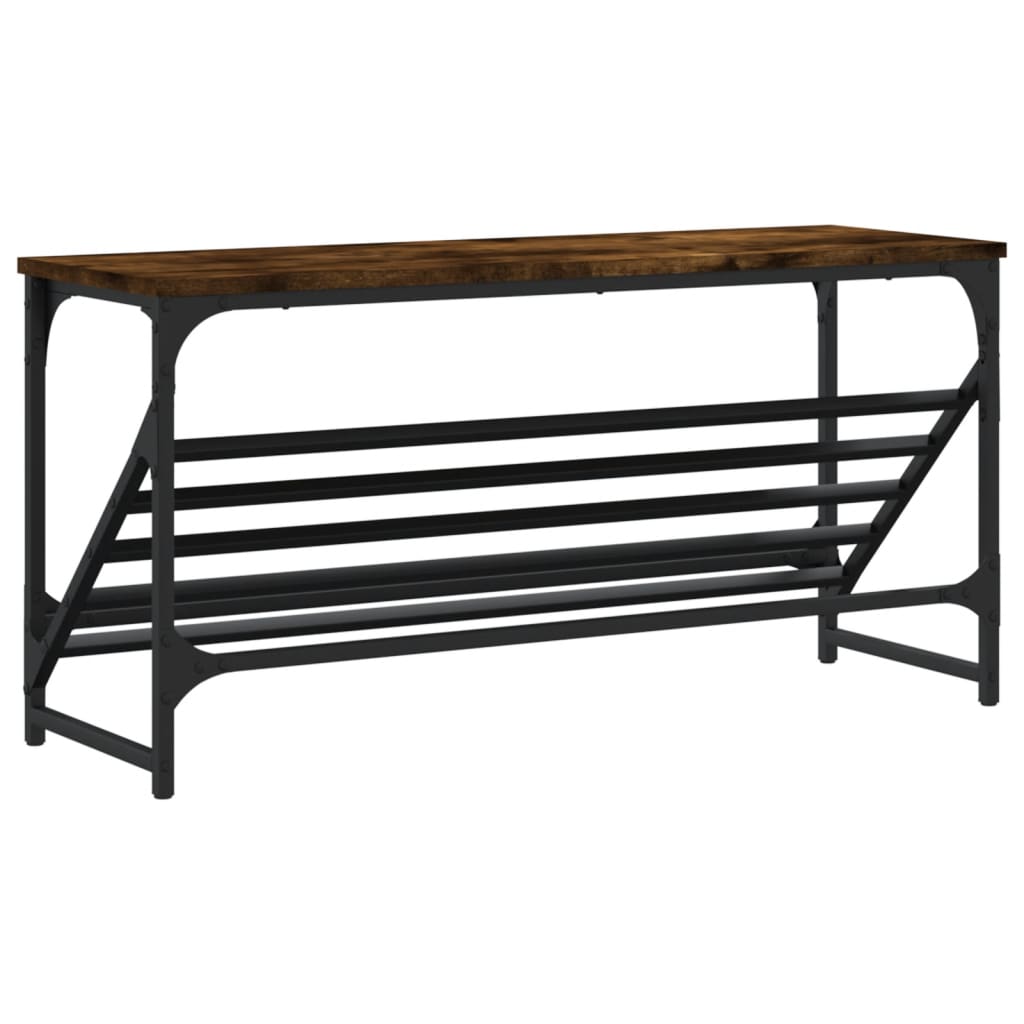 Stalak za cipele boja hrasta 90 x 30 x 45 cm konstruirano drvo