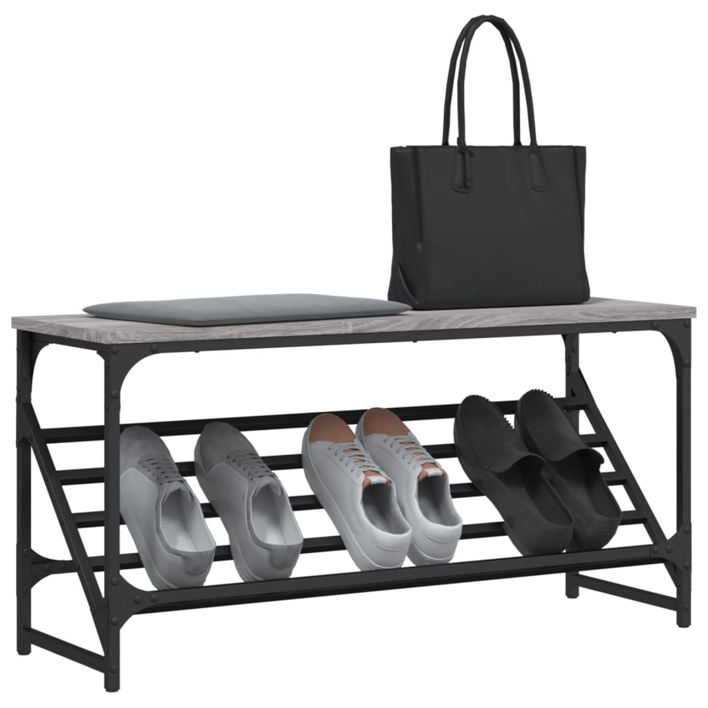 Stalak za cipele boja hrasta 90 x 30 x 45 cm konstruirano drvo