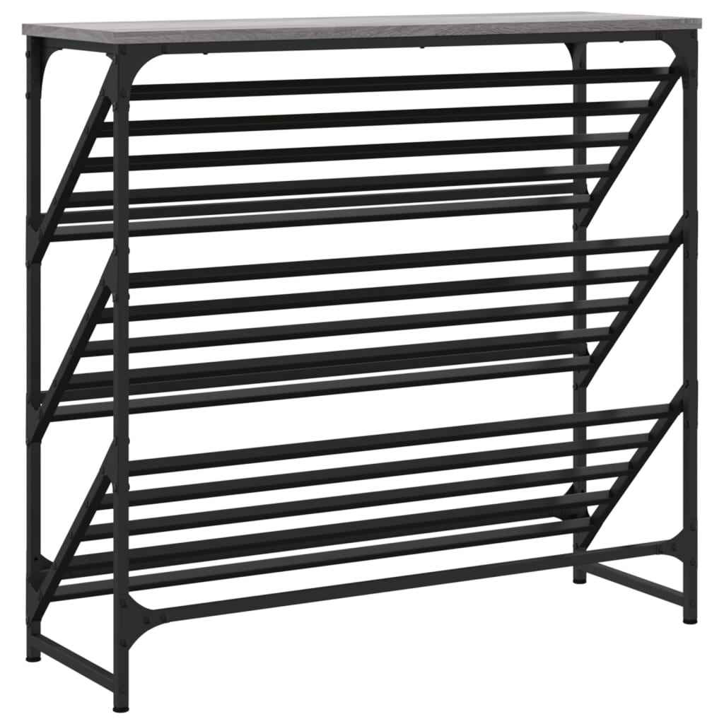 Stalak za cipele boja hrasta 90x30x85 cm konstruirano drvo