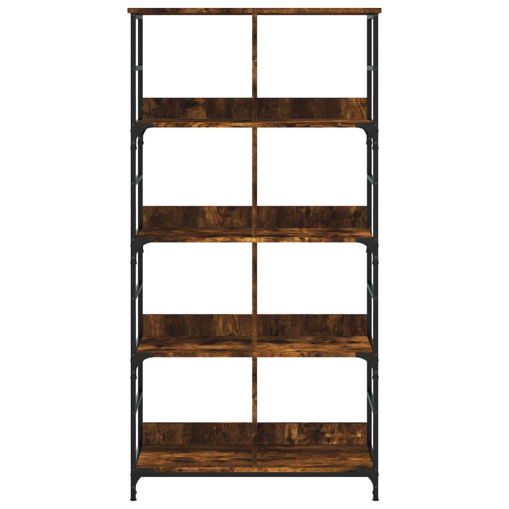 Police za knjige boja hrasta 78,5x33x153 cm konstruirano drvo